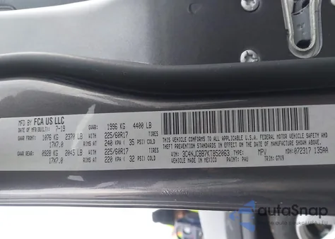 2019 Jeep Compass Latitude Fwd from USA, damaged, VIN 3C4NJCBB7KT852063